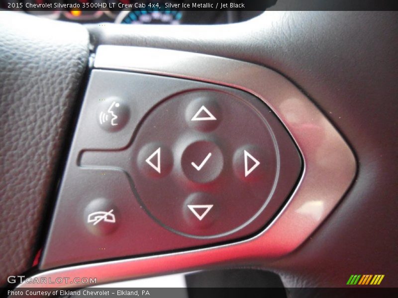 Silver Ice Metallic / Jet Black 2015 Chevrolet Silverado 3500HD LT Crew Cab 4x4