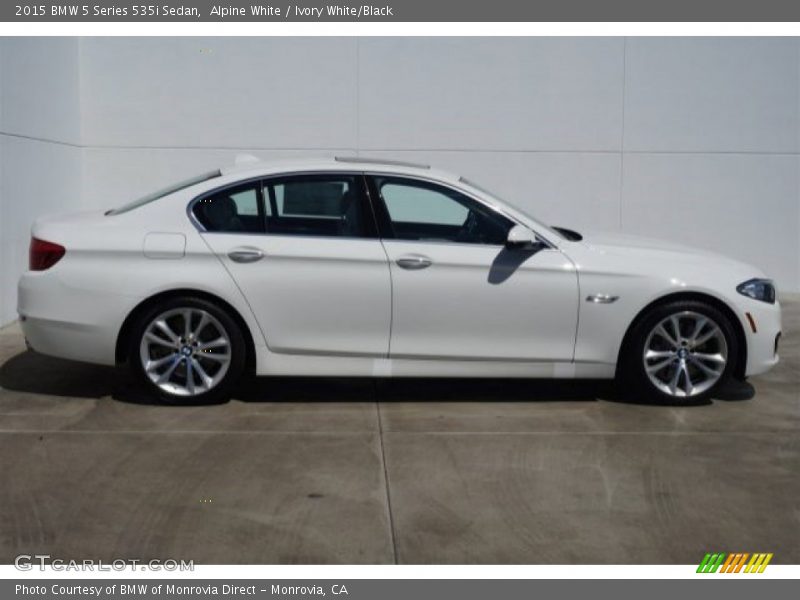 Alpine White / Ivory White/Black 2015 BMW 5 Series 535i Sedan