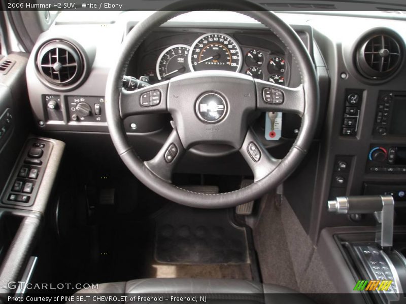 White / Ebony 2006 Hummer H2 SUV