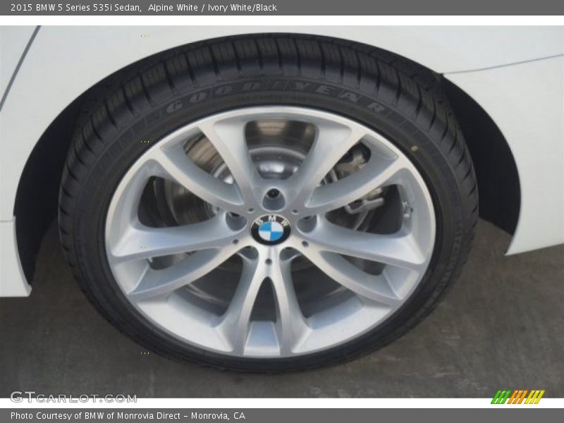 Alpine White / Ivory White/Black 2015 BMW 5 Series 535i Sedan