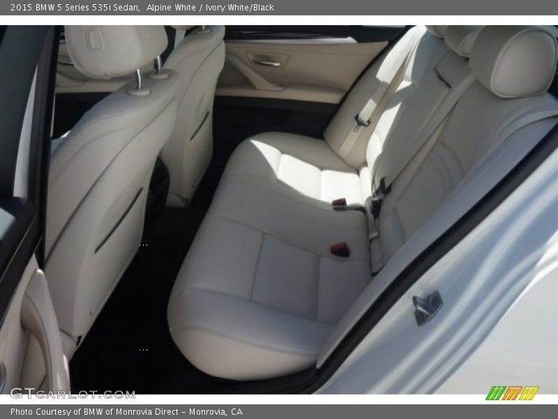 Alpine White / Ivory White/Black 2015 BMW 5 Series 535i Sedan