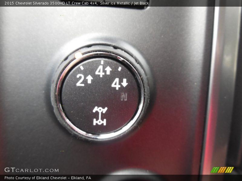 Silver Ice Metallic / Jet Black 2015 Chevrolet Silverado 3500HD LT Crew Cab 4x4