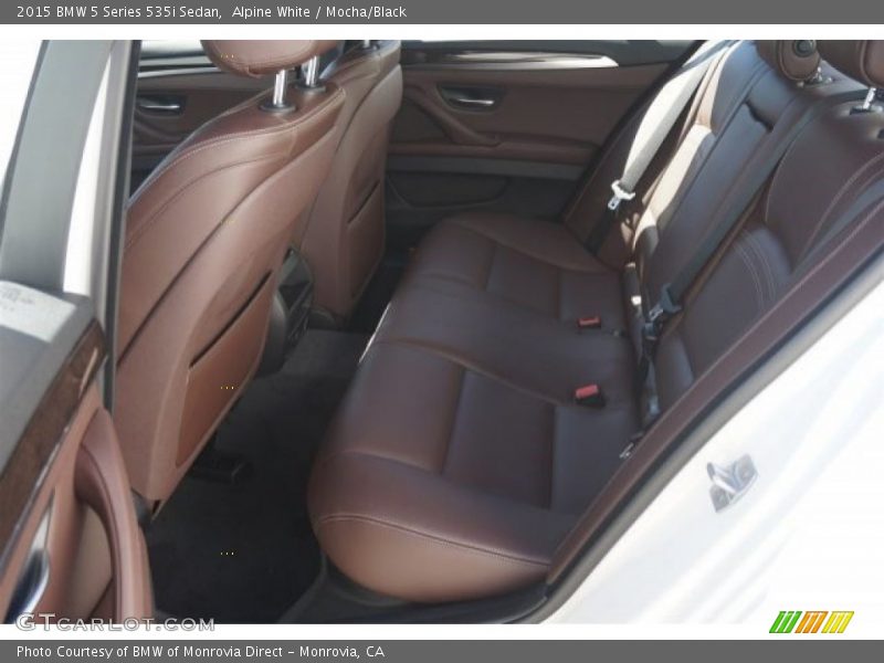 Rear Seat of 2015 5 Series 535i Sedan
