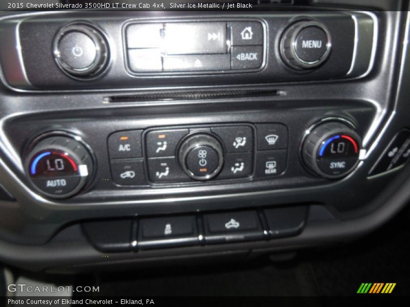 Silver Ice Metallic / Jet Black 2015 Chevrolet Silverado 3500HD LT Crew Cab 4x4