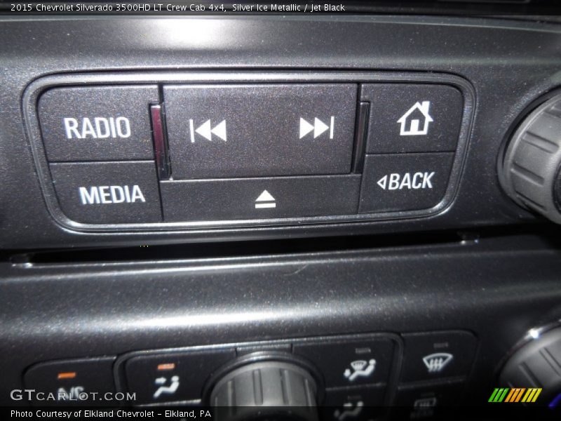 Silver Ice Metallic / Jet Black 2015 Chevrolet Silverado 3500HD LT Crew Cab 4x4