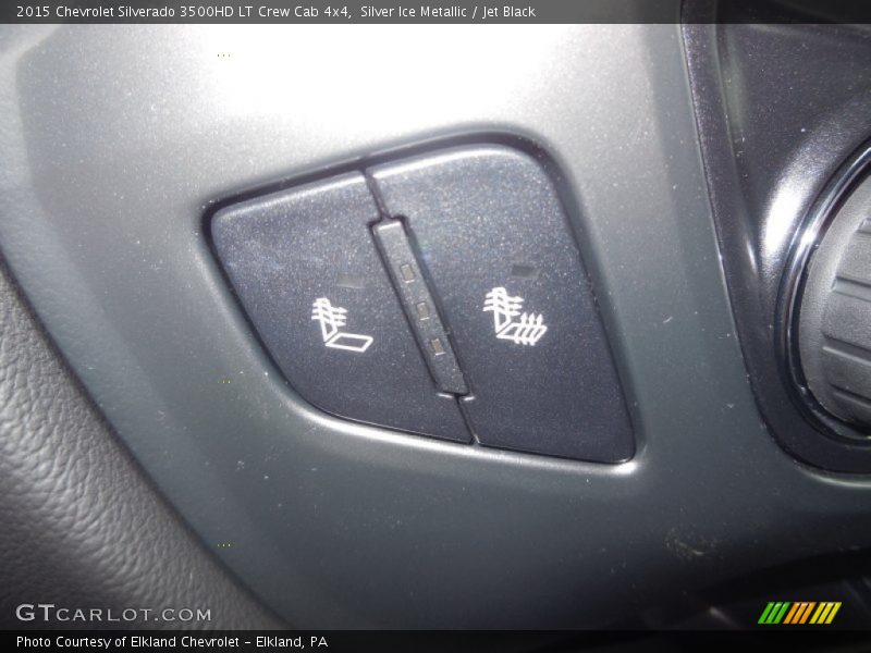 Silver Ice Metallic / Jet Black 2015 Chevrolet Silverado 3500HD LT Crew Cab 4x4