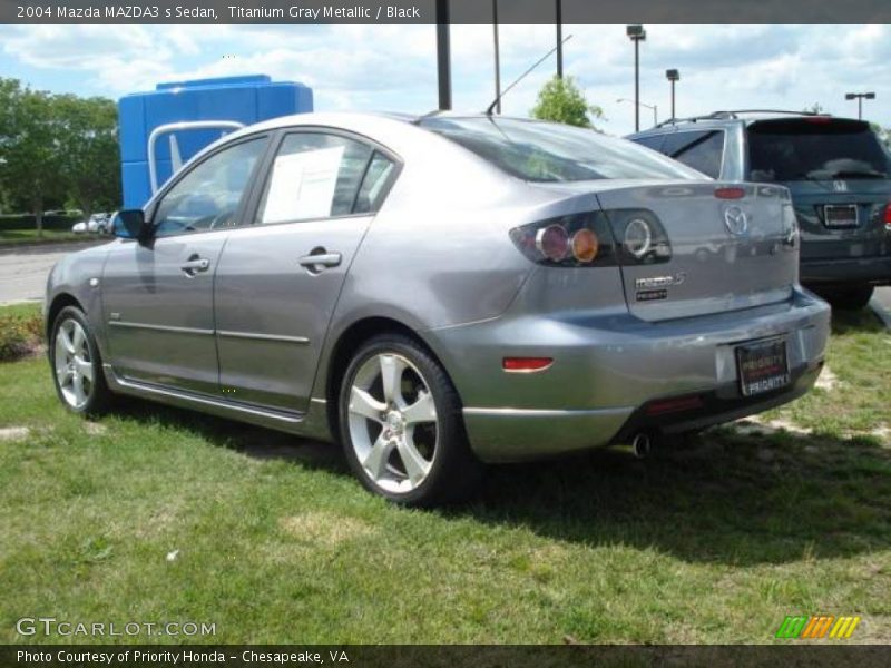 Titanium Gray Metallic / Black 2004 Mazda MAZDA3 s Sedan