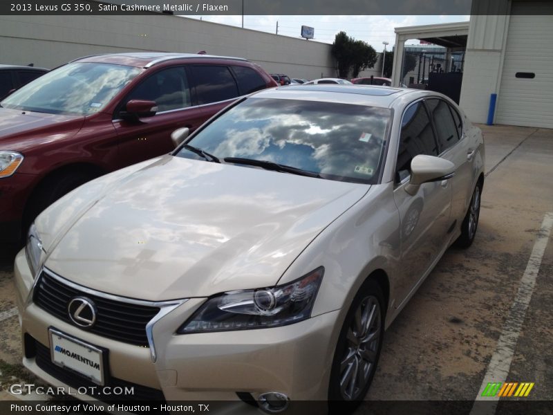 Satin Cashmere Metallic / Flaxen 2013 Lexus GS 350