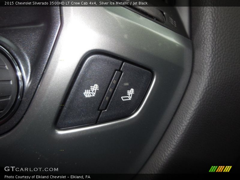 Silver Ice Metallic / Jet Black 2015 Chevrolet Silverado 3500HD LT Crew Cab 4x4