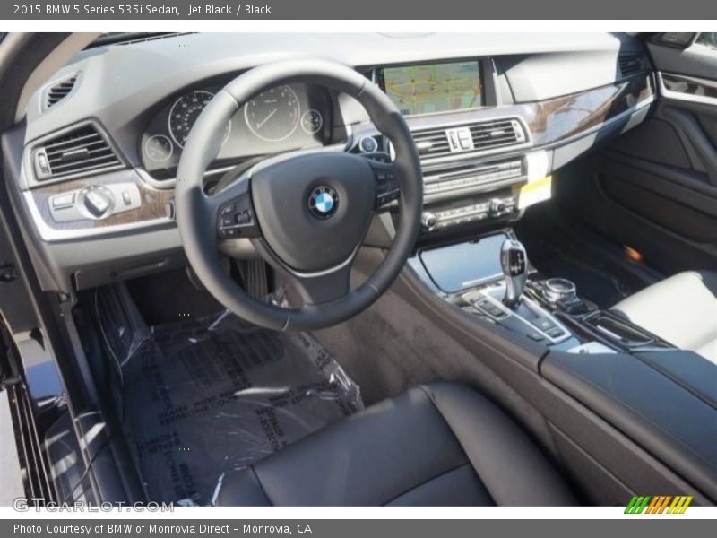 Jet Black / Black 2015 BMW 5 Series 535i Sedan