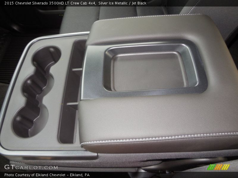 Silver Ice Metallic / Jet Black 2015 Chevrolet Silverado 3500HD LT Crew Cab 4x4