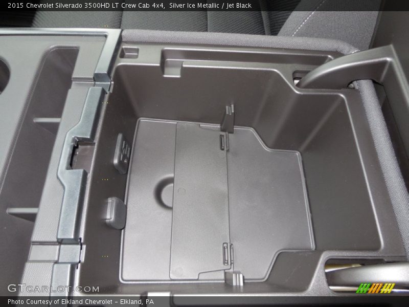 Silver Ice Metallic / Jet Black 2015 Chevrolet Silverado 3500HD LT Crew Cab 4x4
