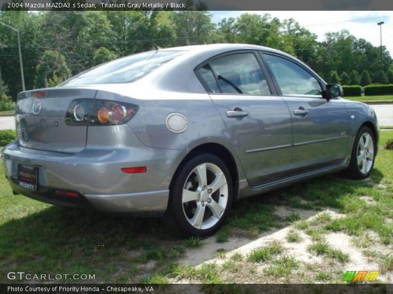 Titanium Gray Metallic / Black 2004 Mazda MAZDA3 s Sedan