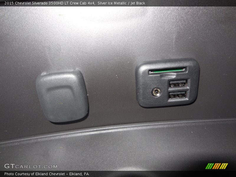 Silver Ice Metallic / Jet Black 2015 Chevrolet Silverado 3500HD LT Crew Cab 4x4