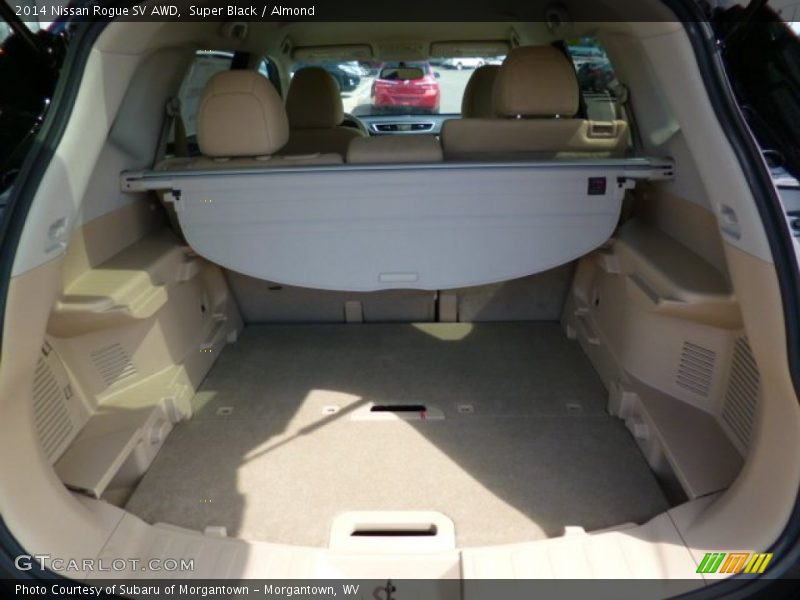Super Black / Almond 2014 Nissan Rogue SV AWD