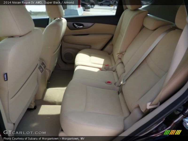 Super Black / Almond 2014 Nissan Rogue SV AWD