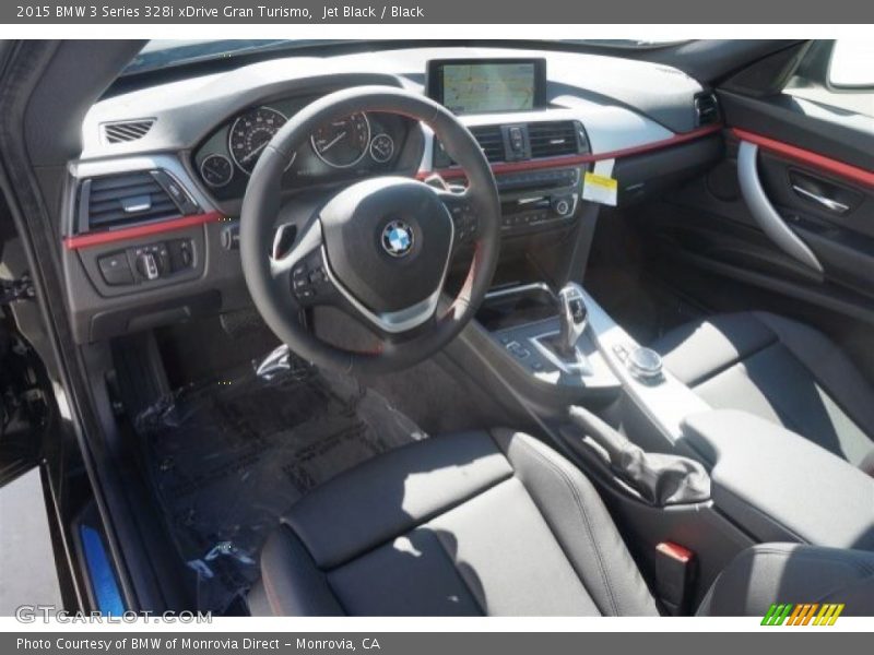 Jet Black / Black 2015 BMW 3 Series 328i xDrive Gran Turismo