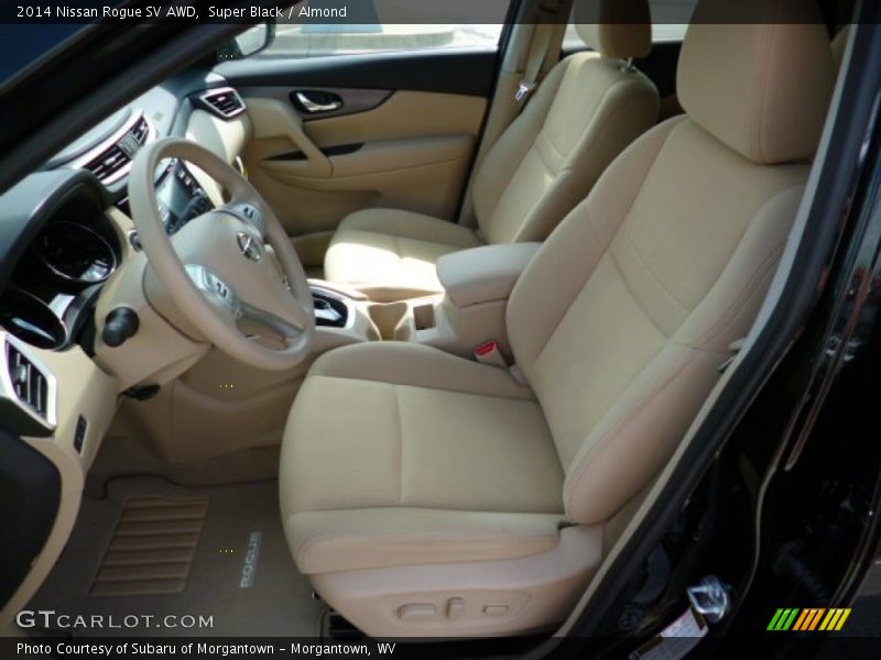 Super Black / Almond 2014 Nissan Rogue SV AWD