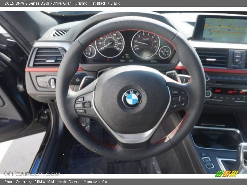 Jet Black / Black 2015 BMW 3 Series 328i xDrive Gran Turismo