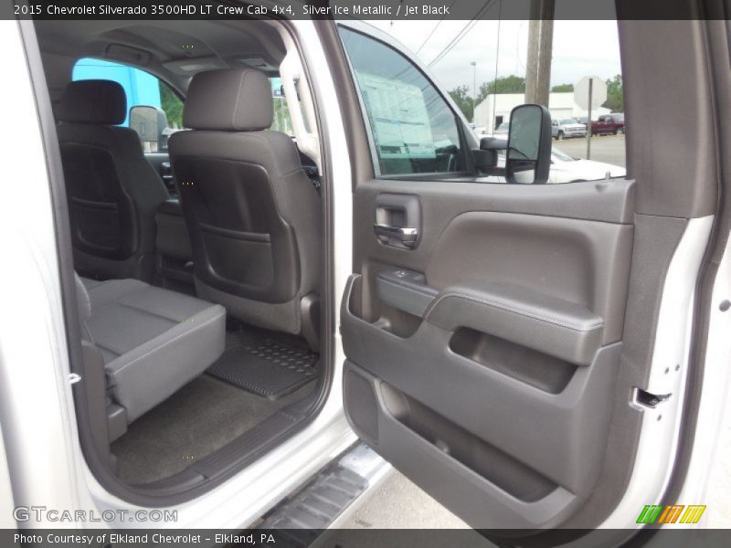 Silver Ice Metallic / Jet Black 2015 Chevrolet Silverado 3500HD LT Crew Cab 4x4