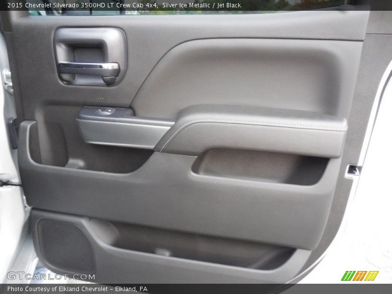 Silver Ice Metallic / Jet Black 2015 Chevrolet Silverado 3500HD LT Crew Cab 4x4