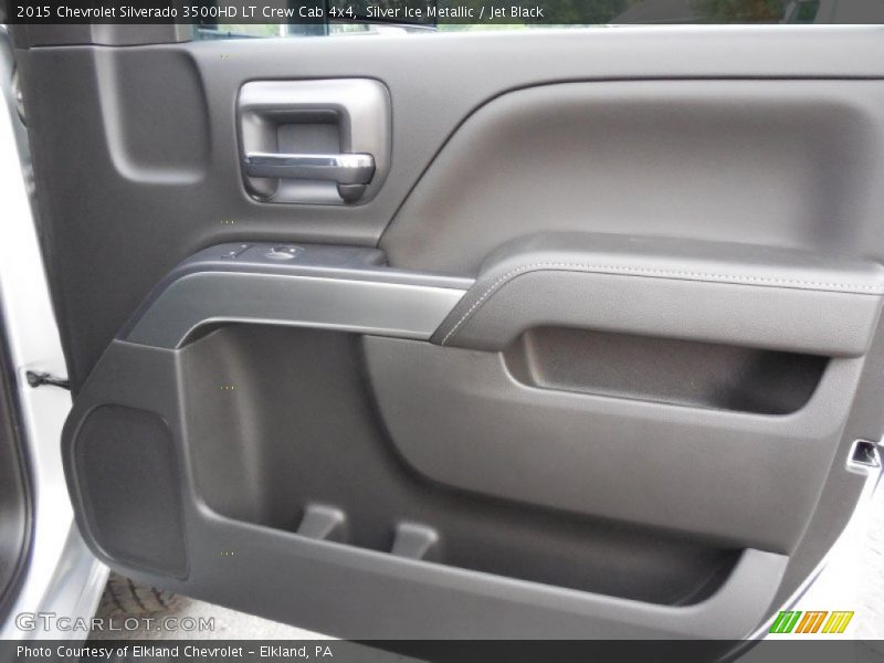 Silver Ice Metallic / Jet Black 2015 Chevrolet Silverado 3500HD LT Crew Cab 4x4
