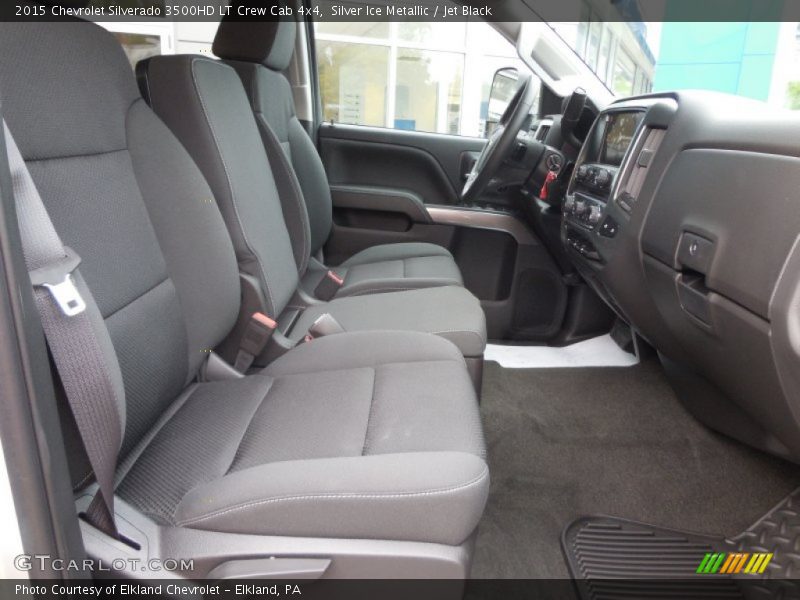 Silver Ice Metallic / Jet Black 2015 Chevrolet Silverado 3500HD LT Crew Cab 4x4
