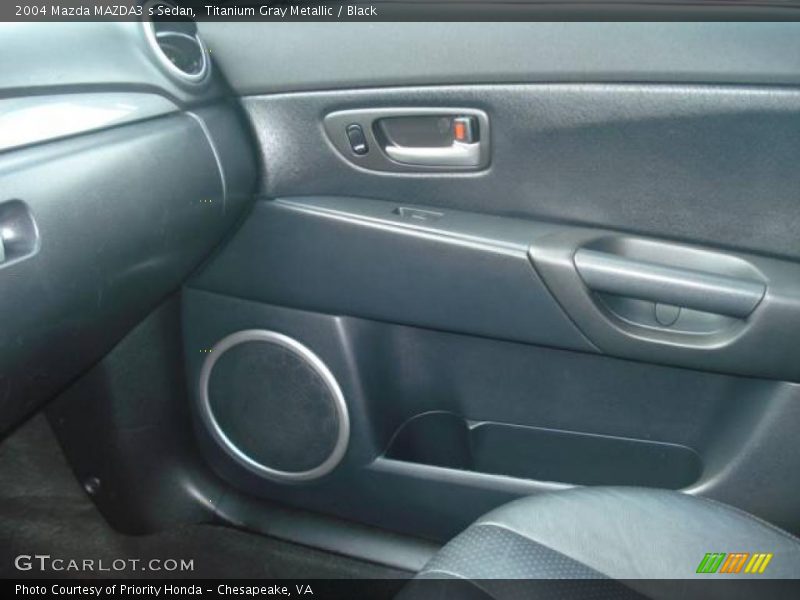 Titanium Gray Metallic / Black 2004 Mazda MAZDA3 s Sedan