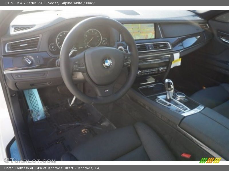 Alpine White / Black 2015 BMW 7 Series 740Li Sedan