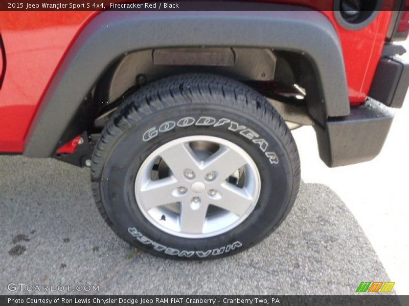 Firecracker Red / Black 2015 Jeep Wrangler Sport S 4x4