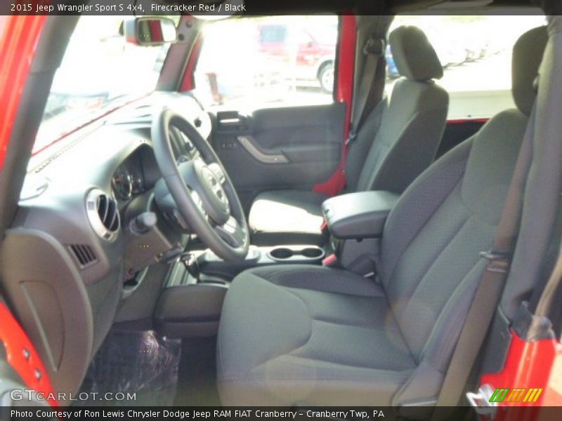 Front Seat of 2015 Wrangler Sport S 4x4