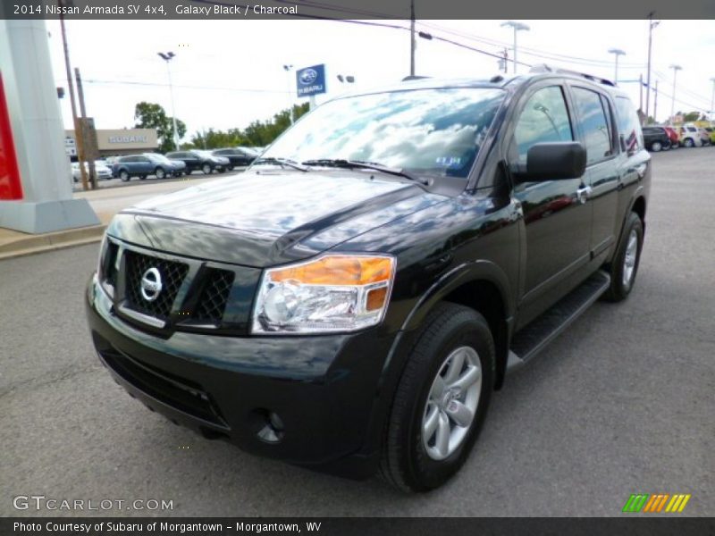 Galaxy Black / Charcoal 2014 Nissan Armada SV 4x4