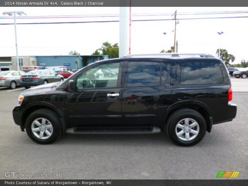 Galaxy Black / Charcoal 2014 Nissan Armada SV 4x4