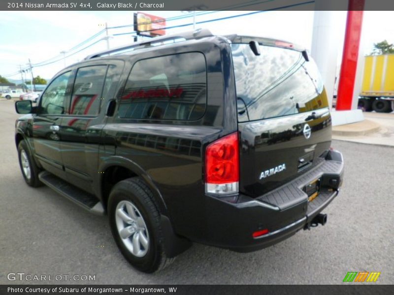 Galaxy Black / Charcoal 2014 Nissan Armada SV 4x4