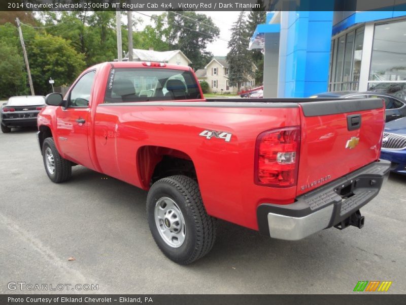 Victory Red / Dark Titanium 2014 Chevrolet Silverado 2500HD WT Regular Cab 4x4