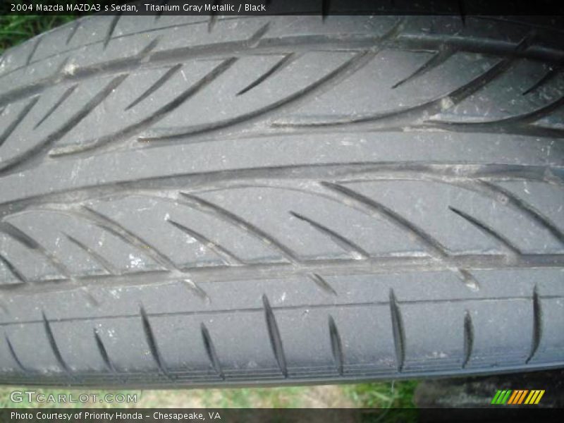 Titanium Gray Metallic / Black 2004 Mazda MAZDA3 s Sedan