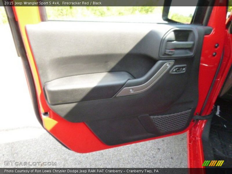 Firecracker Red / Black 2015 Jeep Wrangler Sport S 4x4