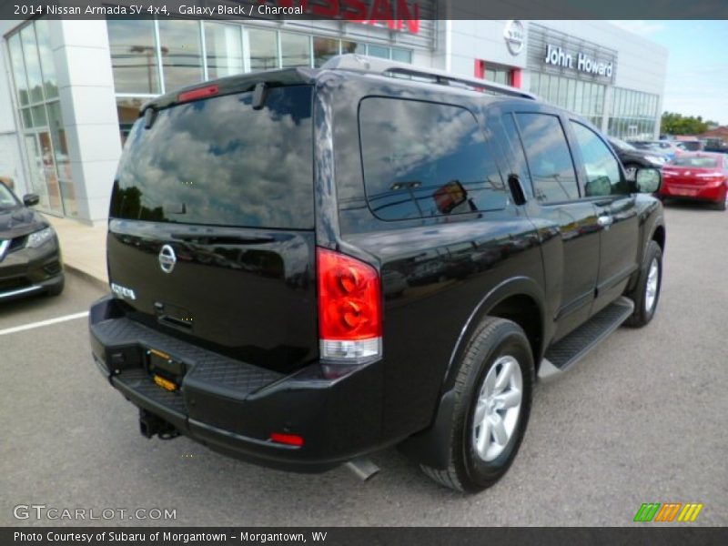 Galaxy Black / Charcoal 2014 Nissan Armada SV 4x4