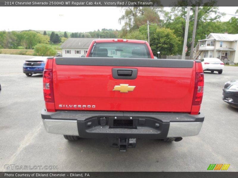 Victory Red / Dark Titanium 2014 Chevrolet Silverado 2500HD WT Regular Cab 4x4