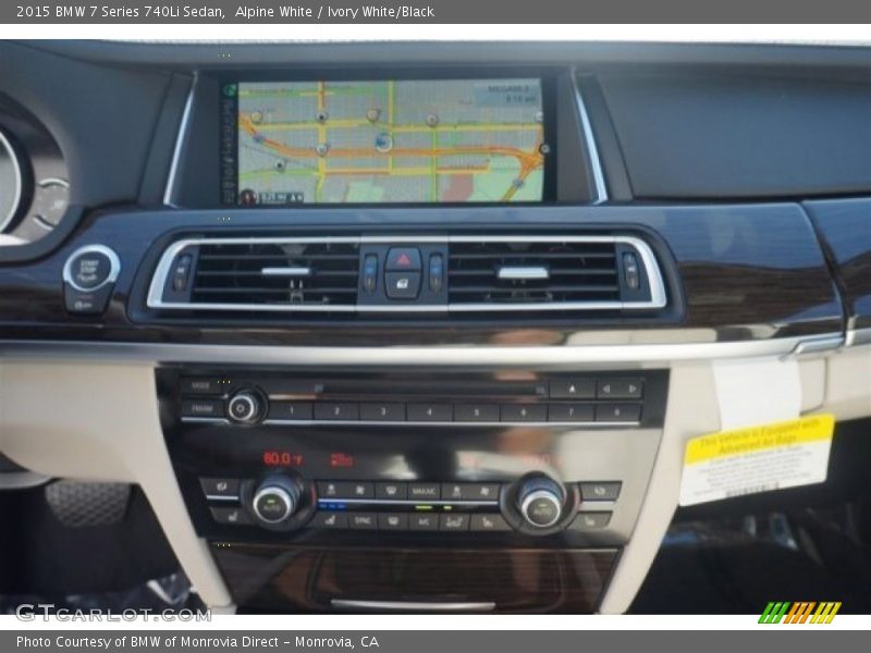 Alpine White / Ivory White/Black 2015 BMW 7 Series 740Li Sedan