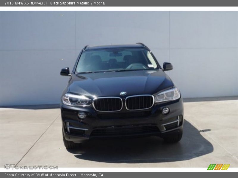 Black Sapphire Metallic / Mocha 2015 BMW X5 sDrive35i
