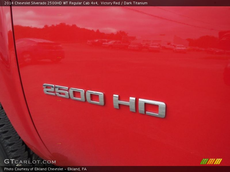 Victory Red / Dark Titanium 2014 Chevrolet Silverado 2500HD WT Regular Cab 4x4