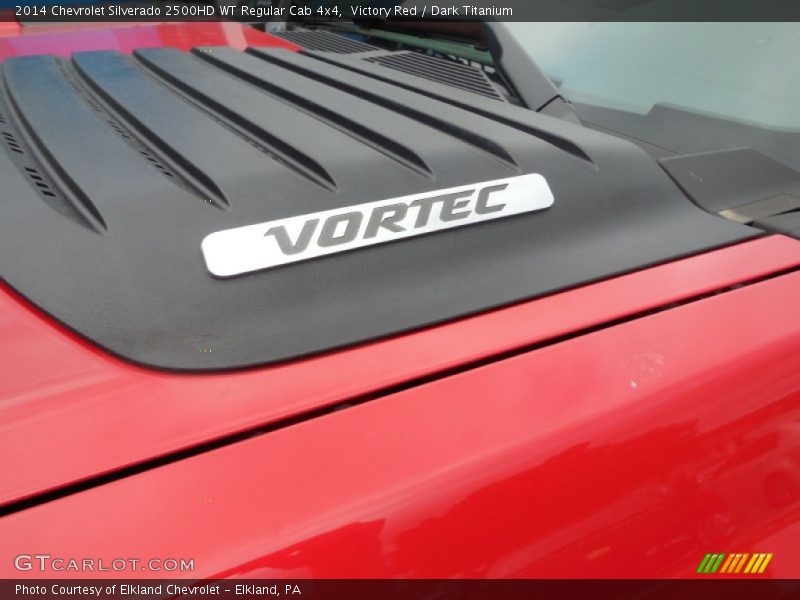 Victory Red / Dark Titanium 2014 Chevrolet Silverado 2500HD WT Regular Cab 4x4