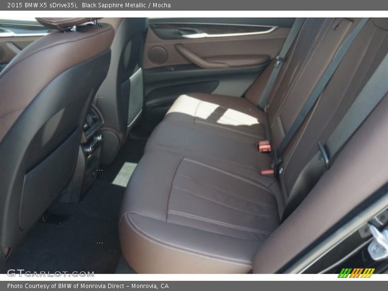 Rear Seat of 2015 X5 sDrive35i