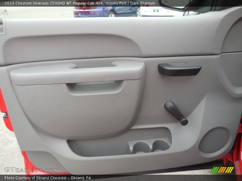 Victory Red / Dark Titanium 2014 Chevrolet Silverado 2500HD WT Regular Cab 4x4