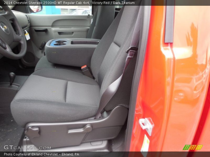 Victory Red / Dark Titanium 2014 Chevrolet Silverado 2500HD WT Regular Cab 4x4