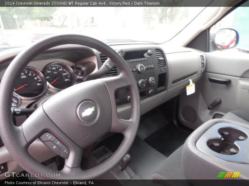 Victory Red / Dark Titanium 2014 Chevrolet Silverado 2500HD WT Regular Cab 4x4