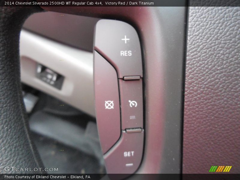 Victory Red / Dark Titanium 2014 Chevrolet Silverado 2500HD WT Regular Cab 4x4