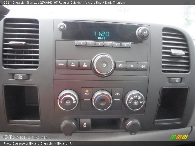 Victory Red / Dark Titanium 2014 Chevrolet Silverado 2500HD WT Regular Cab 4x4