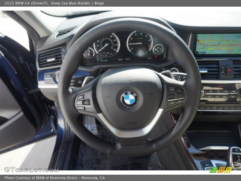  2015 X4 xDrive35i Steering Wheel